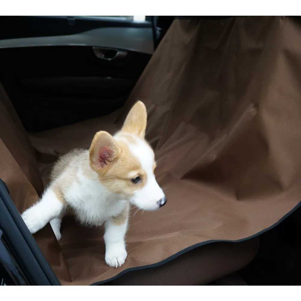 Dog Car Seat Covers Dog Carriers Waterproof Rear Back Pet Dog Car Seat Cover Mats Hammock Protector Travel Accessories Trunk Mat H250211