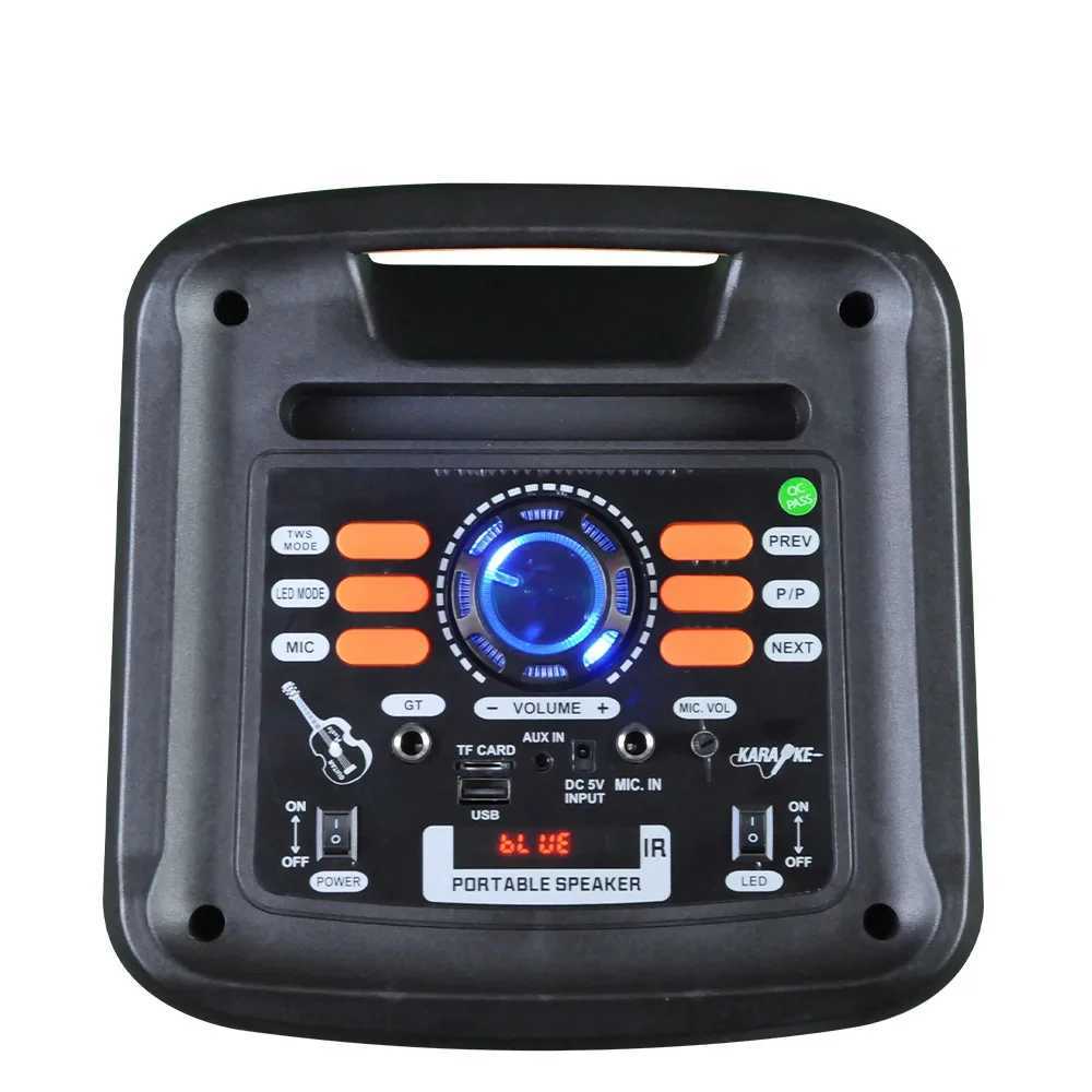 Powerful Speaker Portable Sound box Large Subwoofer Wireless Stereo Music Karaoke Column Support FM SD USB with Mic Z250213