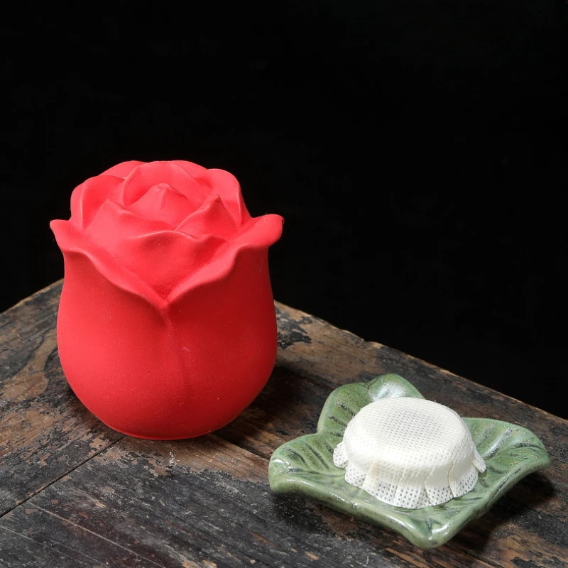 Ceramic Cremation Urns for Human Ashes Small Pet Urns Animal Rose Flower Memorial Funeral Container Cats Memorial Dog Deceased 250213
