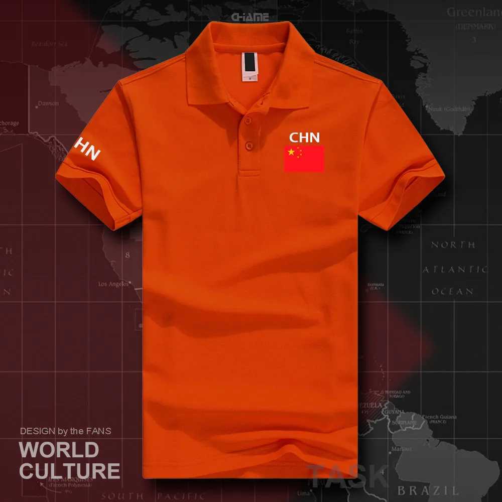 Hong Kong HongKong China polo shirts men short sleeve white brands printed for country 2017 cotton nation team flag new HK X250213