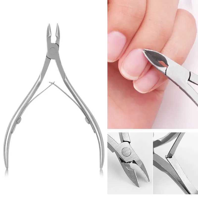 Others Dog Grooming Professional Stainless Steel Cuticle Nail Nipper Clipper Nail Art Manicure Pedicure Care Trim Plier Cutter Beauty Scissors Tools H