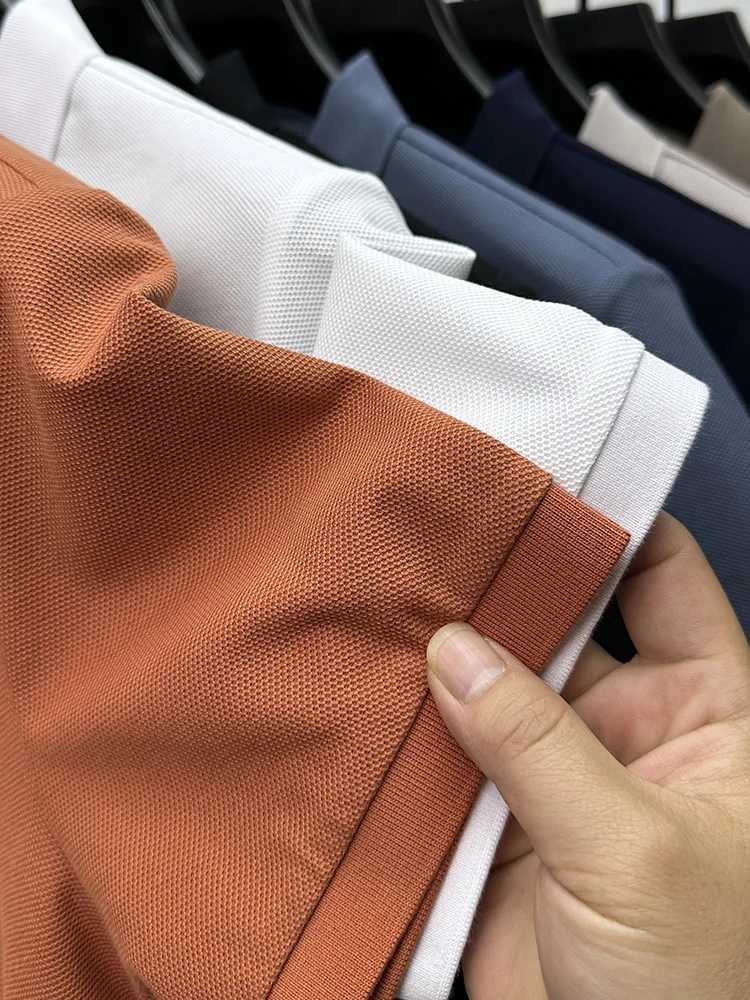 Light Luxury Brand Lapel Mens Short-sleeved High-quality Summer Wear Trendy Shield Embroidered Mens T-shirt Fashion Polo Shirt X2502131