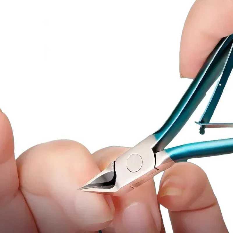 Others Dog Grooming Nail Cutter Cuticle Nippers Professional Ingrown Toenail Scissors Dead Skin Removal Nail Clipper Stainless Steel Pedicure Tool H25