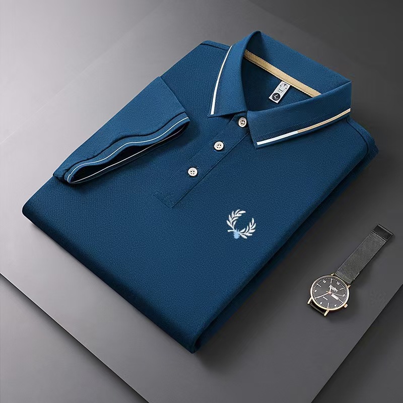 Men's Polos High Quality Embroidered Polo Shirt 2025 Summer T-shirt Fashion Top Trend Casual Business