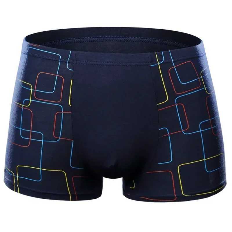 Mens Boxer Shorts Modal Underwear Sexy Striped Underpants Breathable Boxers Bamboo Fiber Panties Male Underwears L-7XLT250210