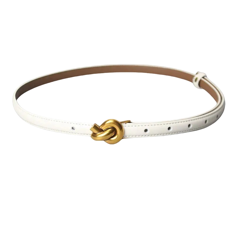 High quality trendy light face buckle simple women's leather adjustable waistband fashionable classic designer skirt shirt waistband 1.8cm with box