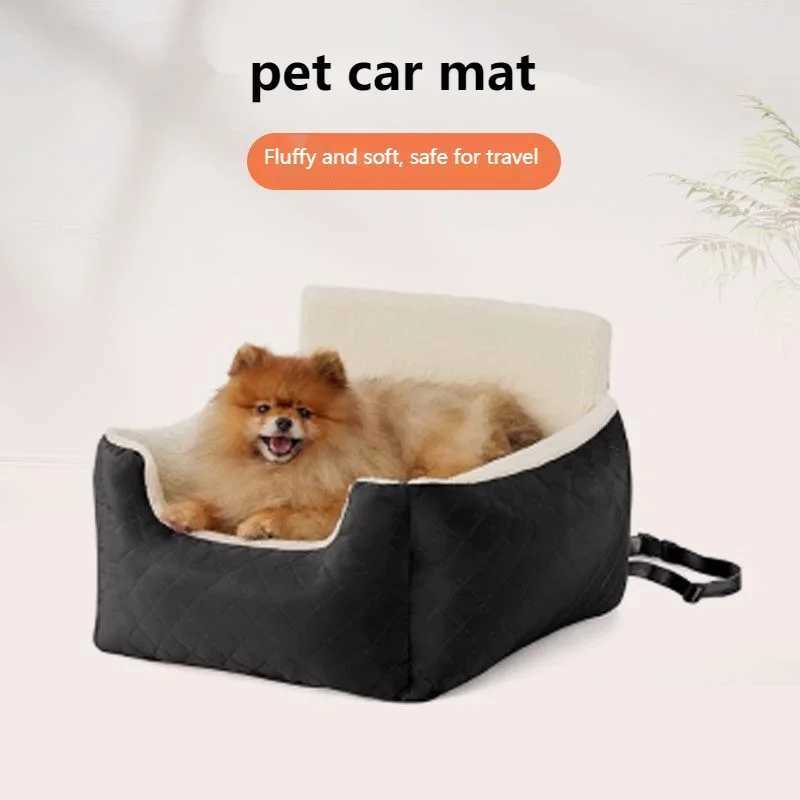 Dog Car Seat Covers Travel Kennel Pet Mat Rear Safety Buckle Fixed Protection Anti Dirt Machine Washable Small H250211