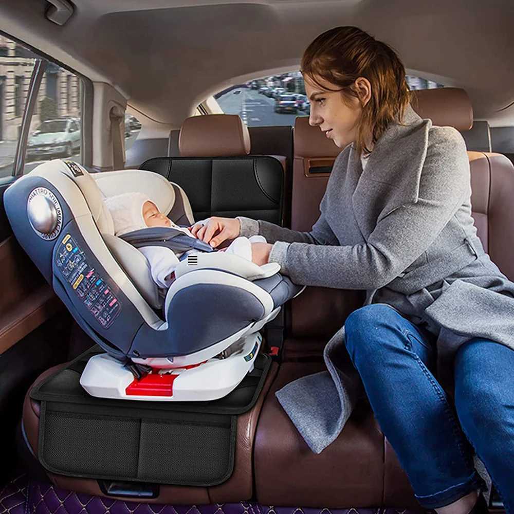 Dog Car Seat Covers Universal Car Seat Protector Cover for Baby Child Pets Anti-Scratch Waterproof Stain Protection Thick Padded with Storage Bags H25