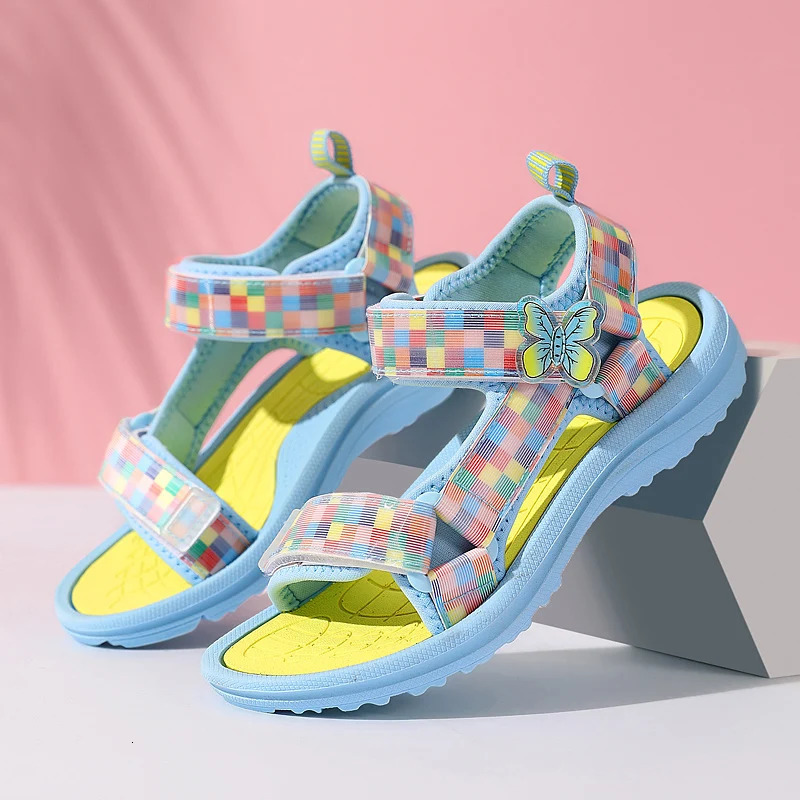 Summer Children Sandals Baby Girls Toddler Soft Non-Slip Shoes Baby Cute Pearl Princess Dance Kids 250121