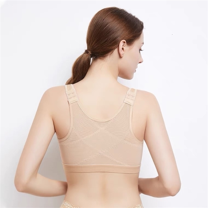 Womens 18 Hour Frontclose Wireless Bra Front Clre Posture Full Coverage Back Adjustable Support Everyday Comfy Unpadded 250122