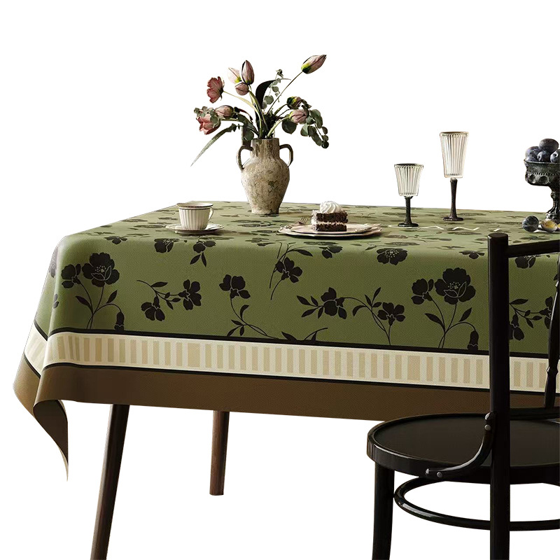 2025 French Retro Light Premium Sense Waterproond Atmosphere Tablecloth