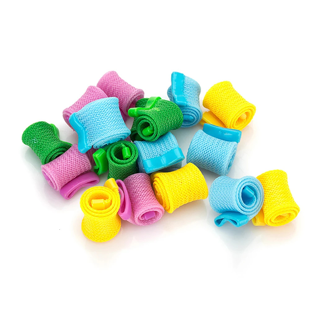 Hair Rollers 18 Pcs /set15/23/28CMDIY Hair Curler Heatless Curls Snail Shape Curling Hair Tools Portable Magic Hair Curler 250214