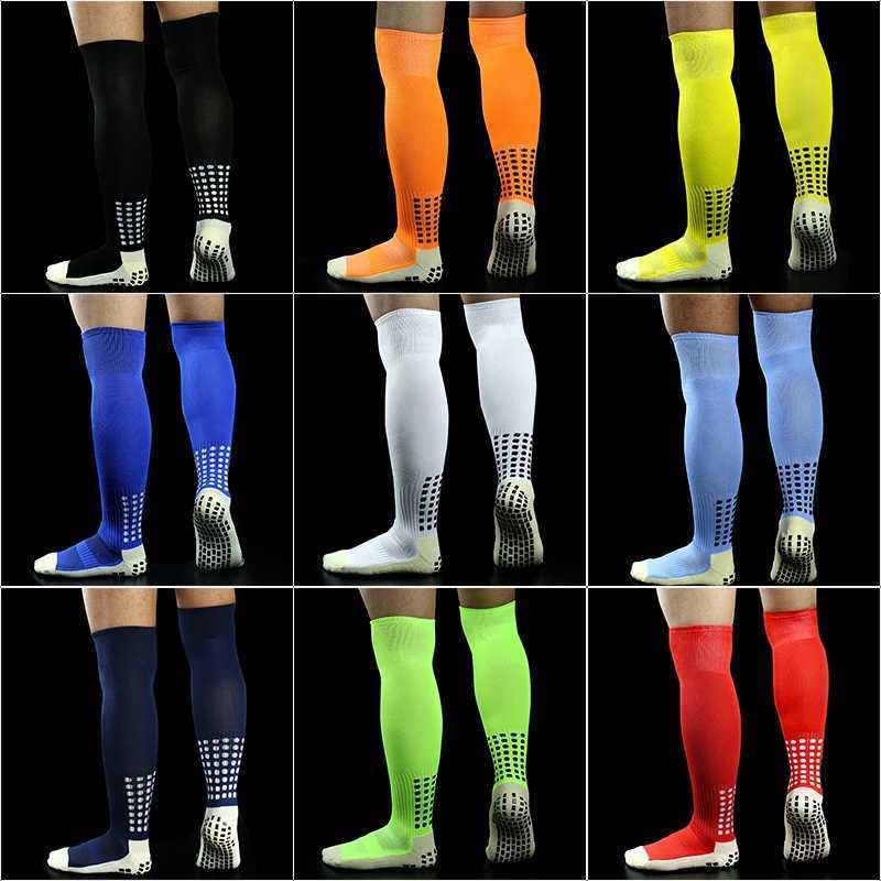 9-color men women long soccer socks sports silicone anti slip football socks wear-resistant sweat absorbingXJ250213