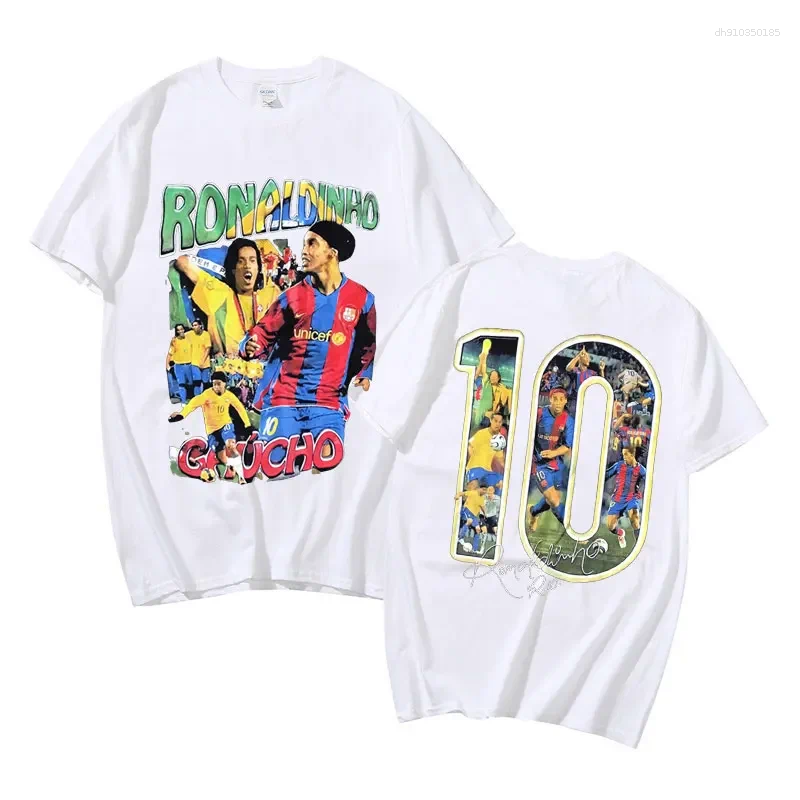 Men's T Shirts Limited Marino Morwood Ronaldinho Graphic Tshirt Man Fashion Streetwear Men Oversized Tees T-shirt Male Hip Hop Shirt