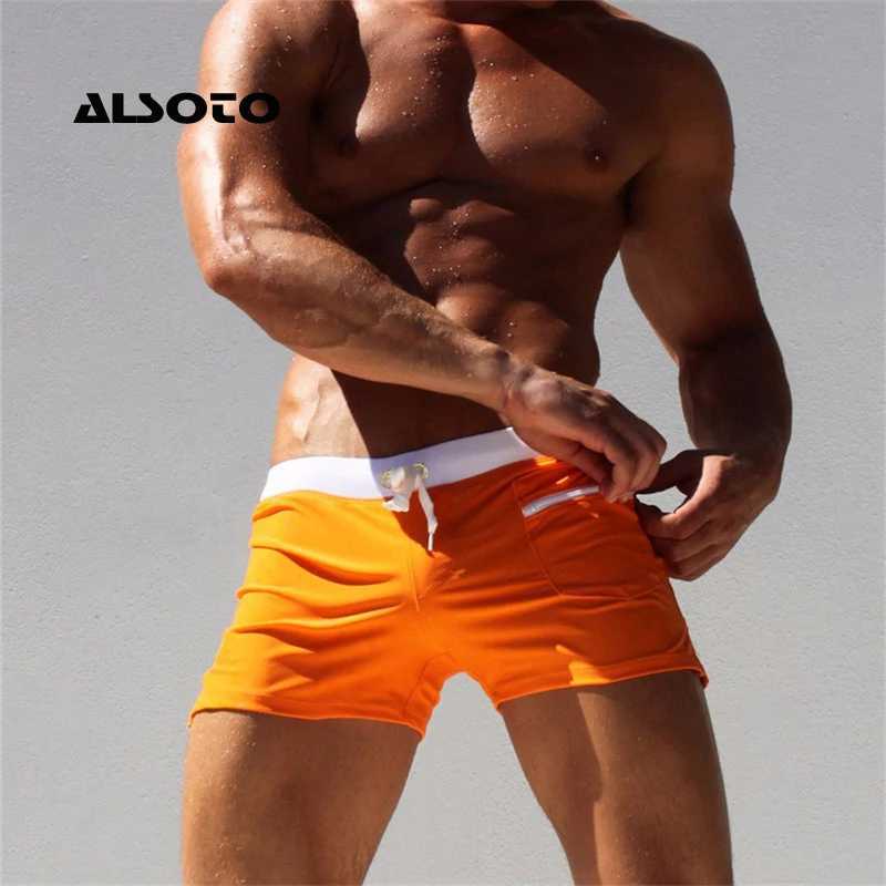 ALSOTO Sexy Swimsuit Maillot de Bain Mens Swim Briefs Beach Shorts Swimming Trunks Men Mayo Swimwear Z260313