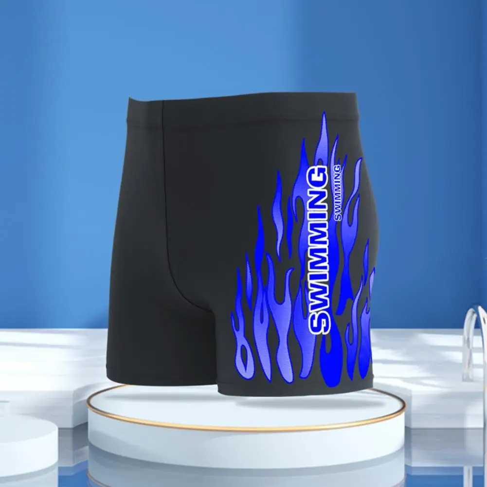 Mens Breathable Male Printing Bathing Suit Shorts Design Plus Size Swimming Trunks Beachwear Z260313