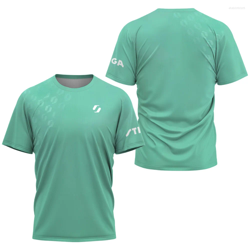 Mens T Shirts Summer Sports T-shirt Table Tennis Quick Drying Breathable Club Training Badminton