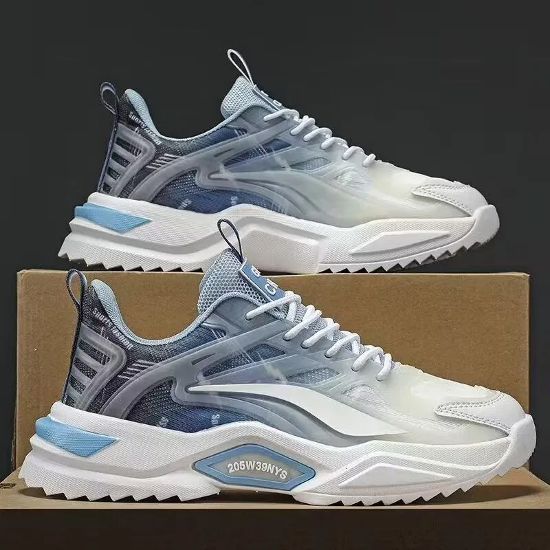 Autumn/Winter Mesh Versatile New Trend Casual Men Sports Running Breathable Fashion Shoes zhanyishengli