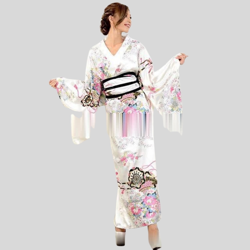 Japanese traditional women's dress yukata anime performance photo cosplay suit kimono stage performance costume