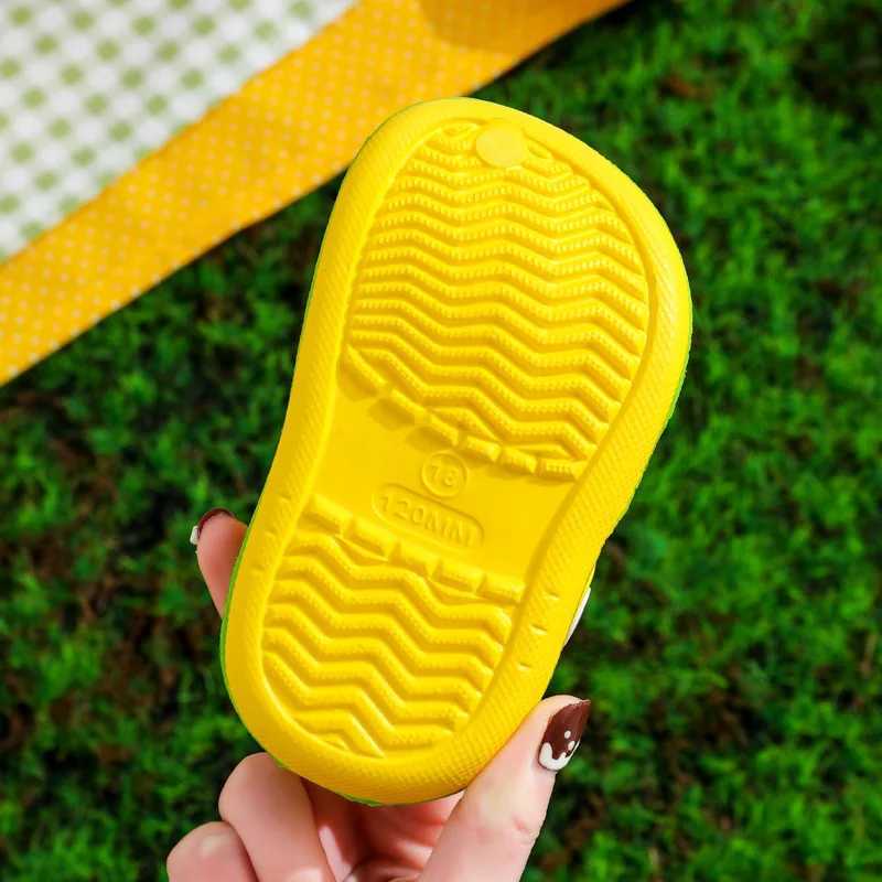 Sandals Summer baby shoes girls sandals boys mules girls sandals cartoon sandals baby and childrens garden shoes H250212