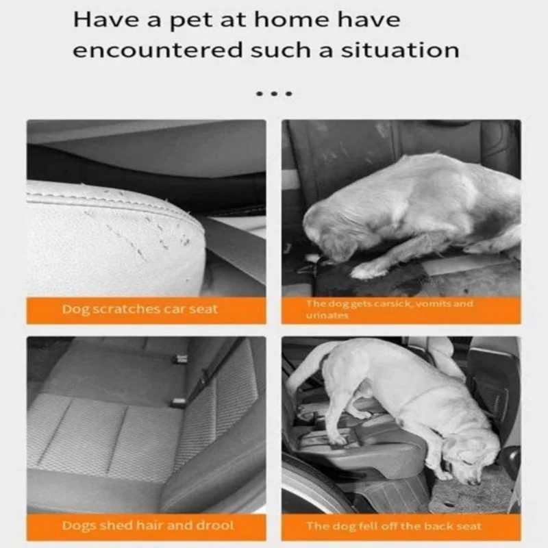 Dog Car Seat Covers Backseat Dog Car Seat Cover Hard Bottom Hard Bottom Car Seat Cover Hard Bottom Extender for Large Dogs Keep Car Clean H250211