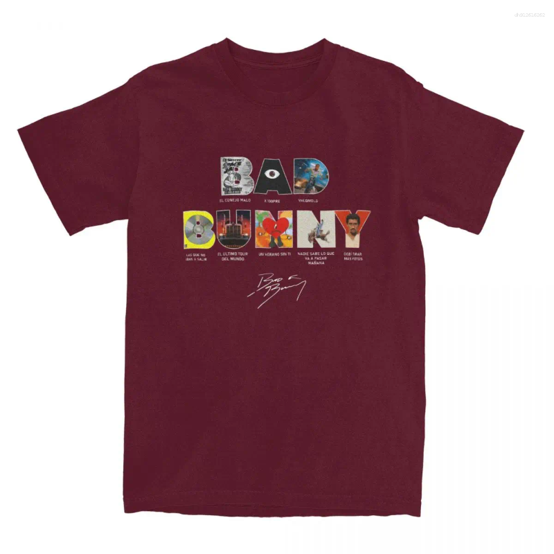 Men's T Shirts Bads Bunnys DTMF Debi Tirar Mas Fotos 2025 T-Shirt Men Awesome Cotton Summer O Neck Tee Shirt Big Size Clothing