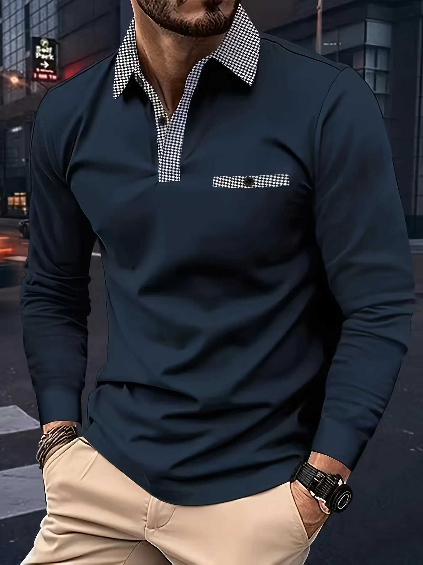 Spring And Autumn Best-Selling Mens POLO Shirts T-Shirt Men Casual And Comfortable Mens Clothing The Perfect Gift For Men. X250213