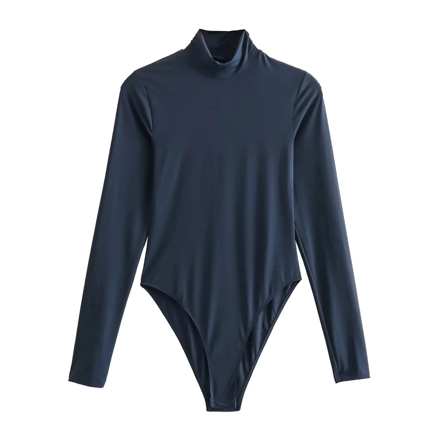 TRAF Womens Long Sleeve Body High Neck Lingeries Bodysuit Woman Basic Tops For Women Elegant Bodys 250211