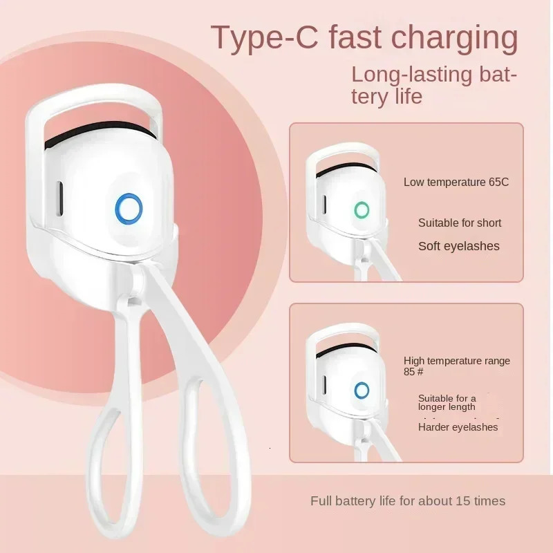 Electric Eyelash Curler USB Charging Model Fast Heating Portable Eye Lash Perm Shaping and Lasting Curling Thermal Clip 250115