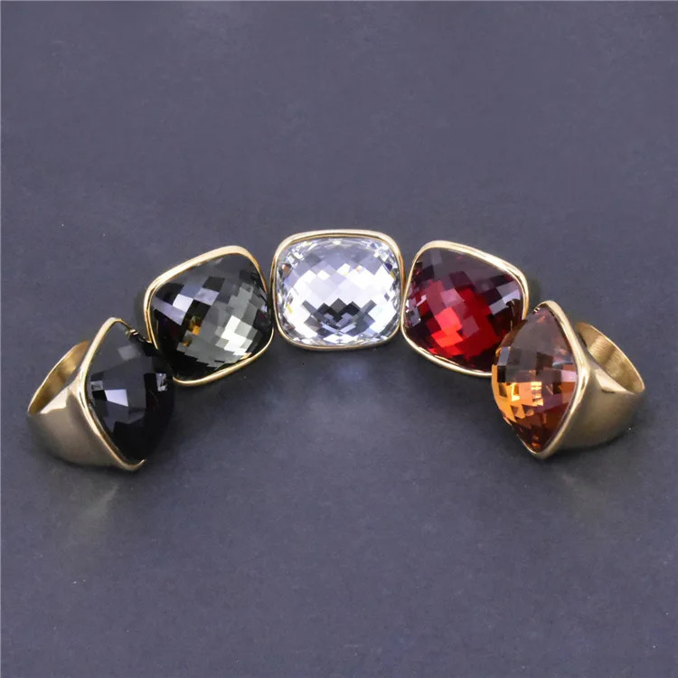 Hip Hop Nutstone Ring Heavy Stainless Steel Mens Signature Ring Rock Jewelry Size 6-9 250109