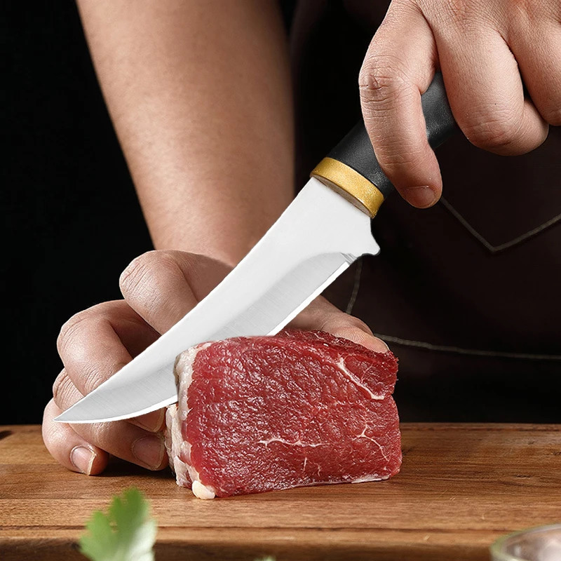 Boning KnifeStainless Steel Sharp Kitchen Knives for Cutting Vegetables and Peeling Fruit Meat Cleaver Beef Lamb 250211