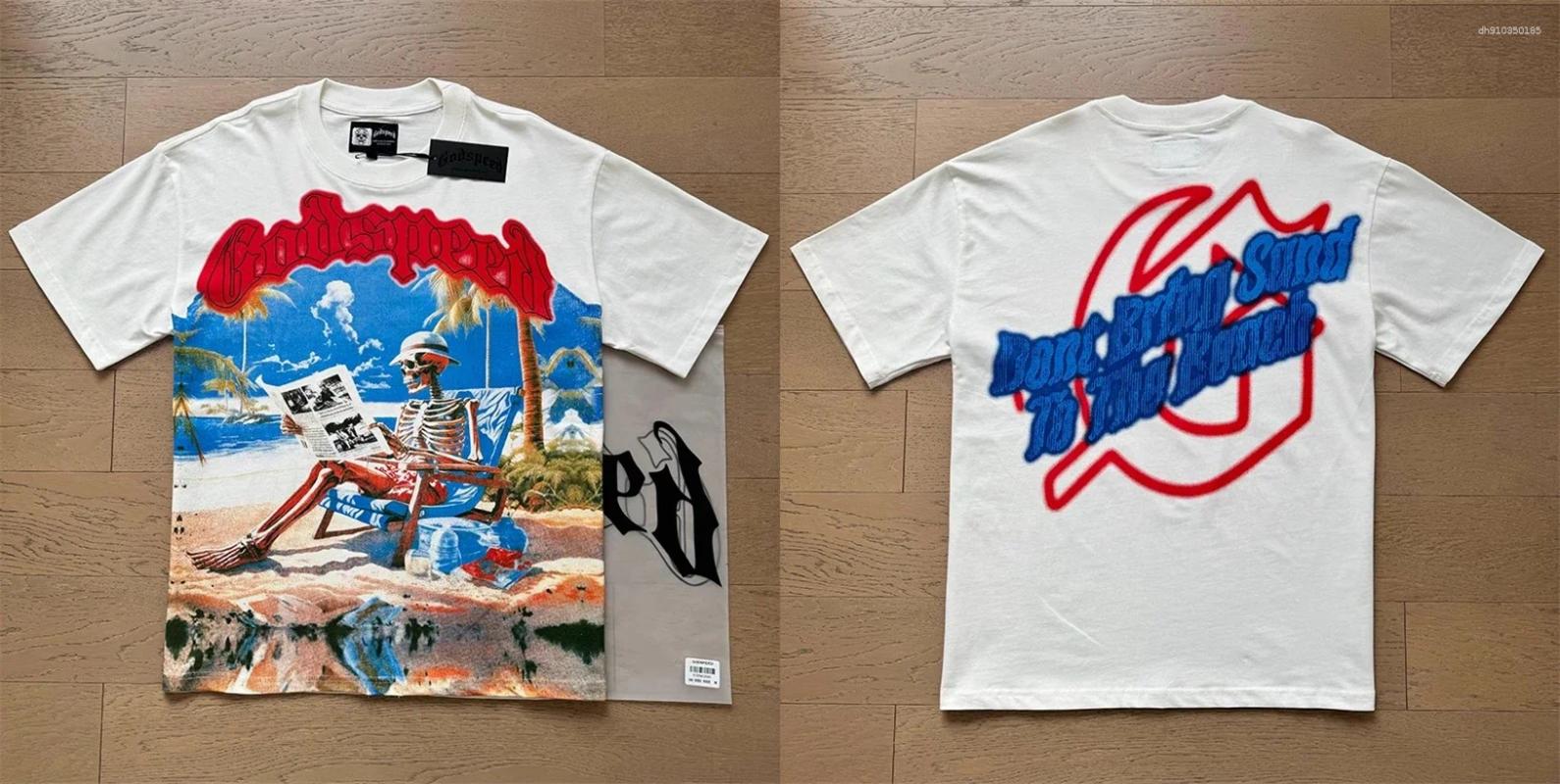 Men's T Shirts Good Quality Summer Style Fashion Short Sleeve Men Women Unisex Abstract Colorful Skull Print Trend