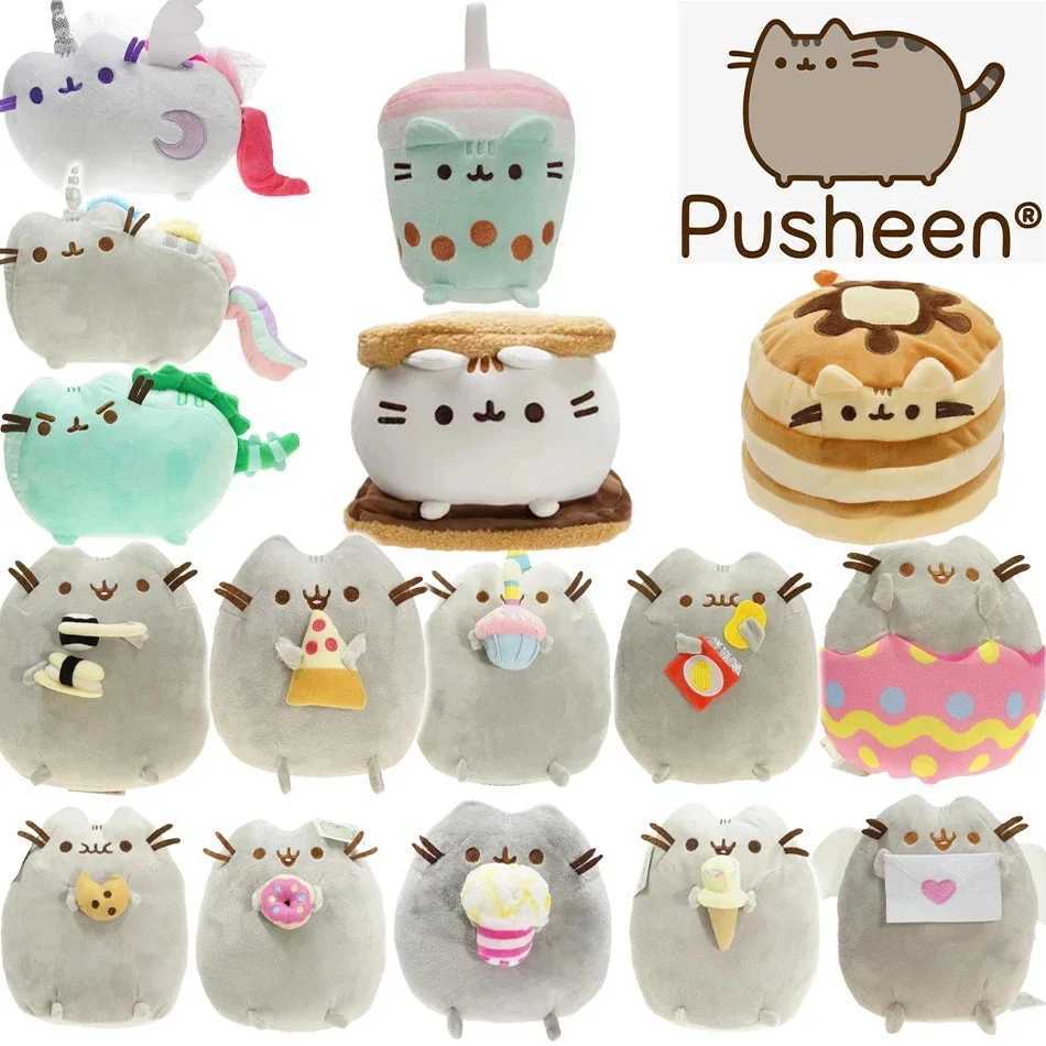 Multiple Pusheen Plush Throw Pillows Cute Home Bedroom Cartoon Stuffed Model Dolls Toys Girls Room Decoration Christmas Gifts