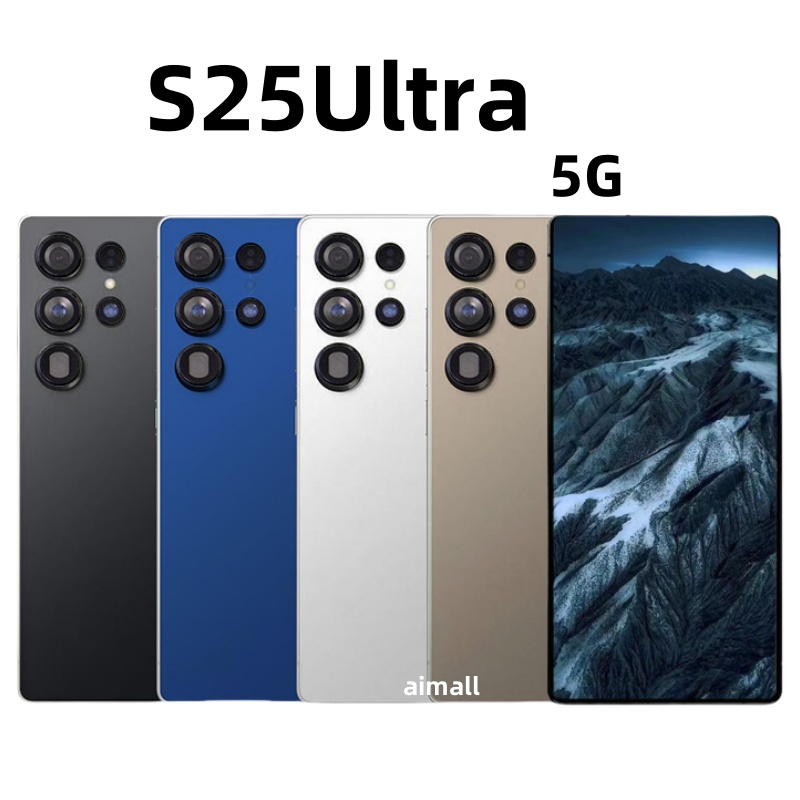 6.8 inchs 5G S25 Ultra Cell Phones Unlock Touch Screen Mobile Phone Androids s24 Smartphone Camera Telephone HD Display Face Recognition 512GB 1TB Local Warehouse