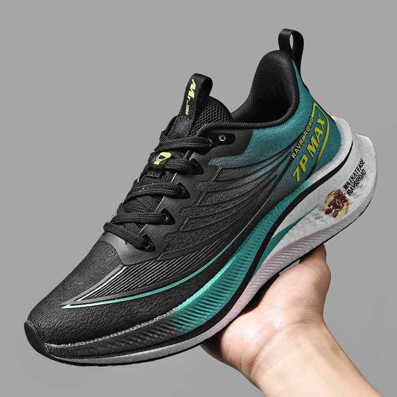 Marathon Air Cushion Carbon Plate Sports Running Shoes Men Breathable Lightweight Comfy Unisex Athletic Tennis Sneakers Footwear Z250225