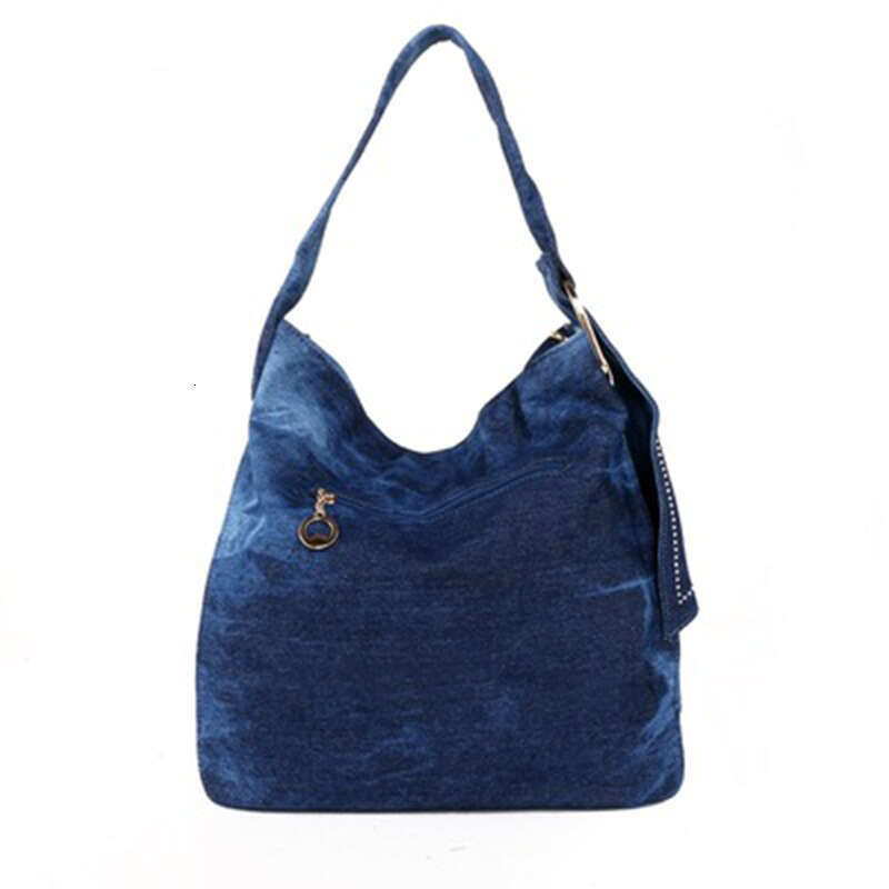 Ipinee Large Capacity Purses And Handbags Designer Female Denim Shoulder Crossbody Bags For Women