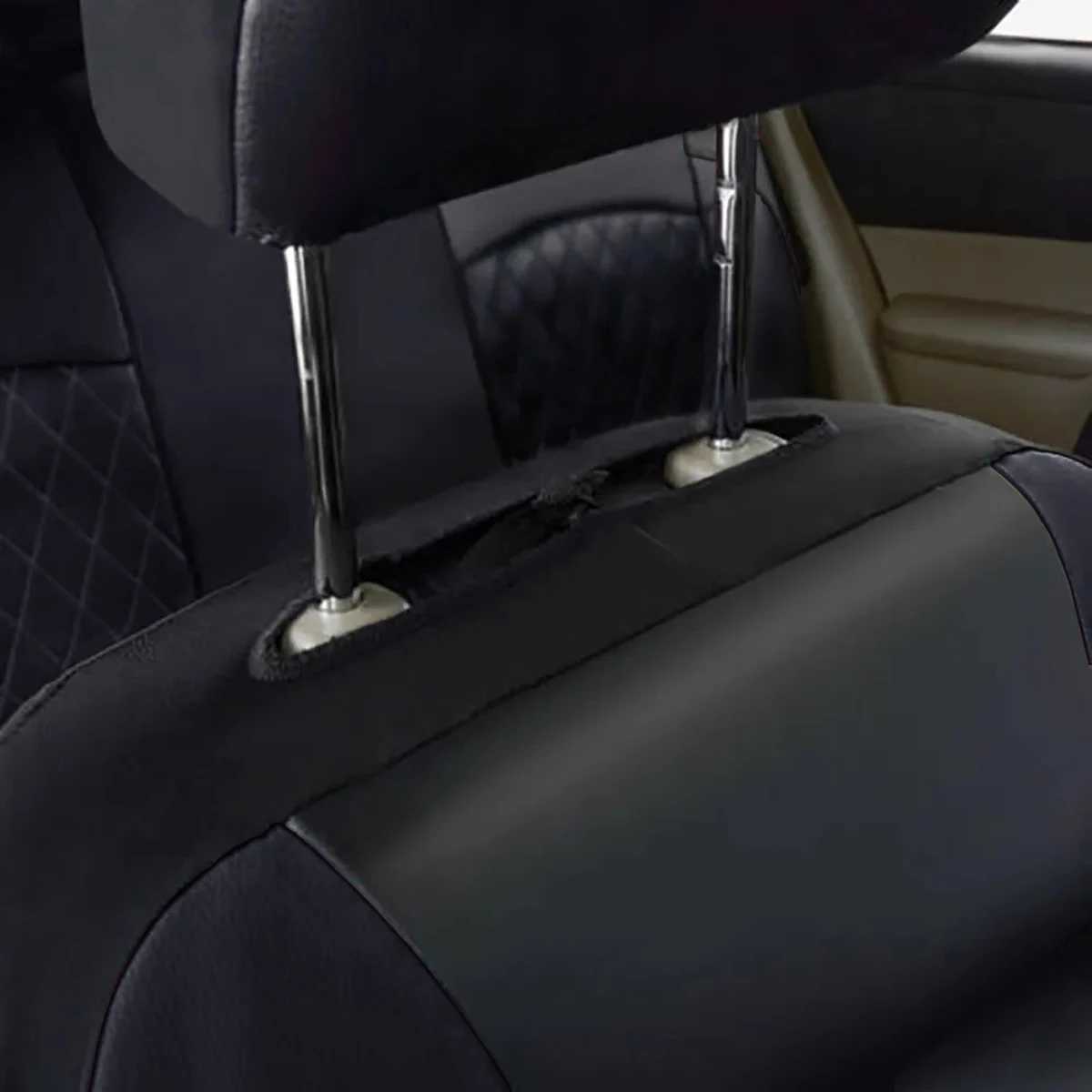 Dog Car Seat Covers All Season Quited PU Leather Car Seat Cover Full Surrounded Seat Protector Waterproof Universal Fit Sedan Suv Pick-up Truck Seat H