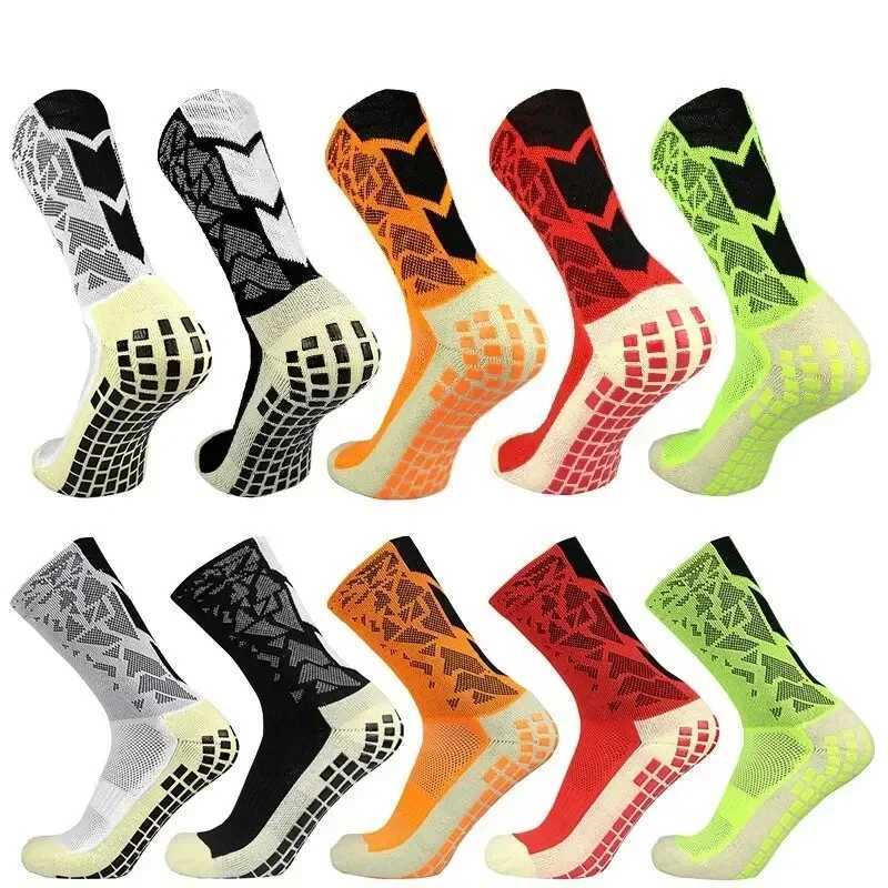 Professional Men Women Camouflage Arrow Soccer Socks Breathable Sports Silicone Anti Slip Grip Football SocksXJ250213