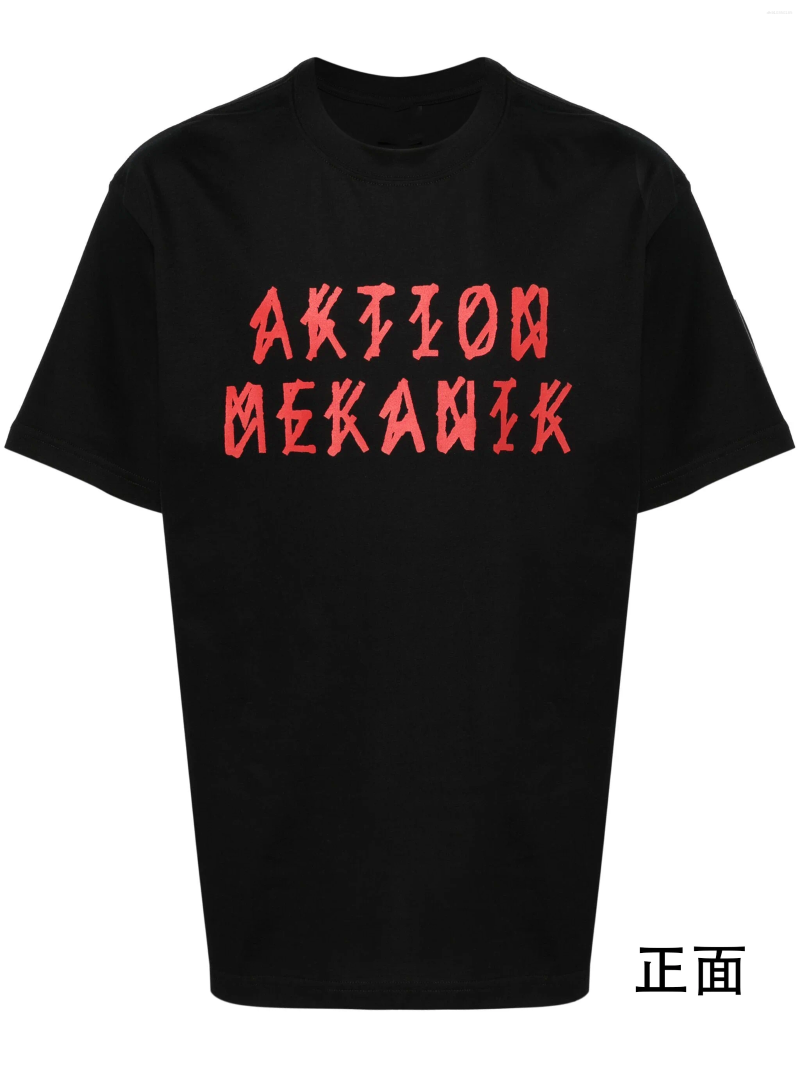 Men's Tracksuits Streetwear Hip Hop And Women's T-shirts 44 Label Group Retro Casual Cotton Alphabet Print Unisex Short Sleeves