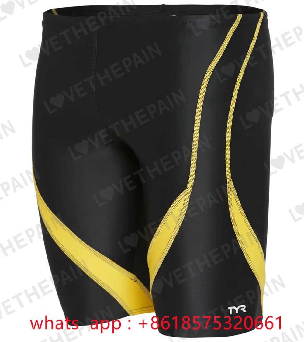 Tyr Mens Alliance Splice Jammer Swimsuit Swimwear Training Swim Shorts Trunks Beach Tight Swimming Pants Jammer Sports Surf X250213