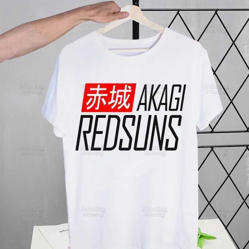 Initial D Drift Car Akagi RedSuns T-shirts Summer Anime AE86 Tshirt JDM Manga t shirts Short Slve Takumi Fujiwara Tops X250213