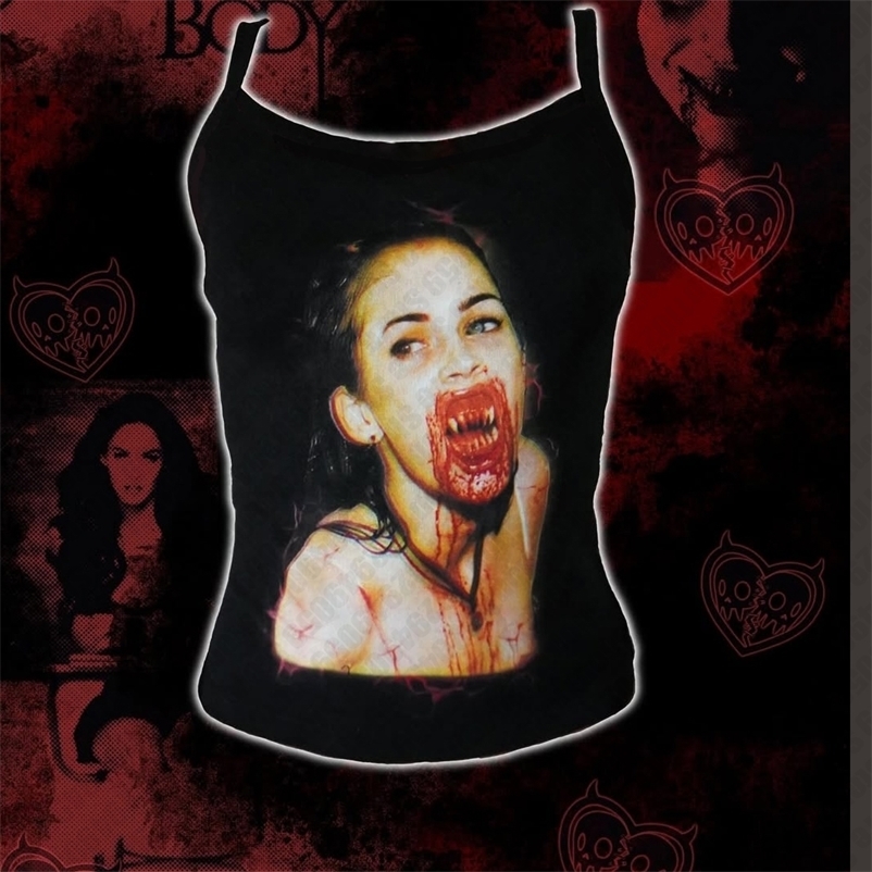 Gothic Camisole Crop Top 2000s Y2k Clothes Vintage Corset Tank Tops Baby Tees Women Aesthetic Letter Print Grunge Punk Emo Girls 250116