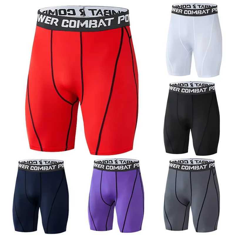 Men Bodybuilding Shorts Fitness Boxers Gym Knickers Male Muscle Alive Elastic Compression Tights Skinny Leggins HombreT250210