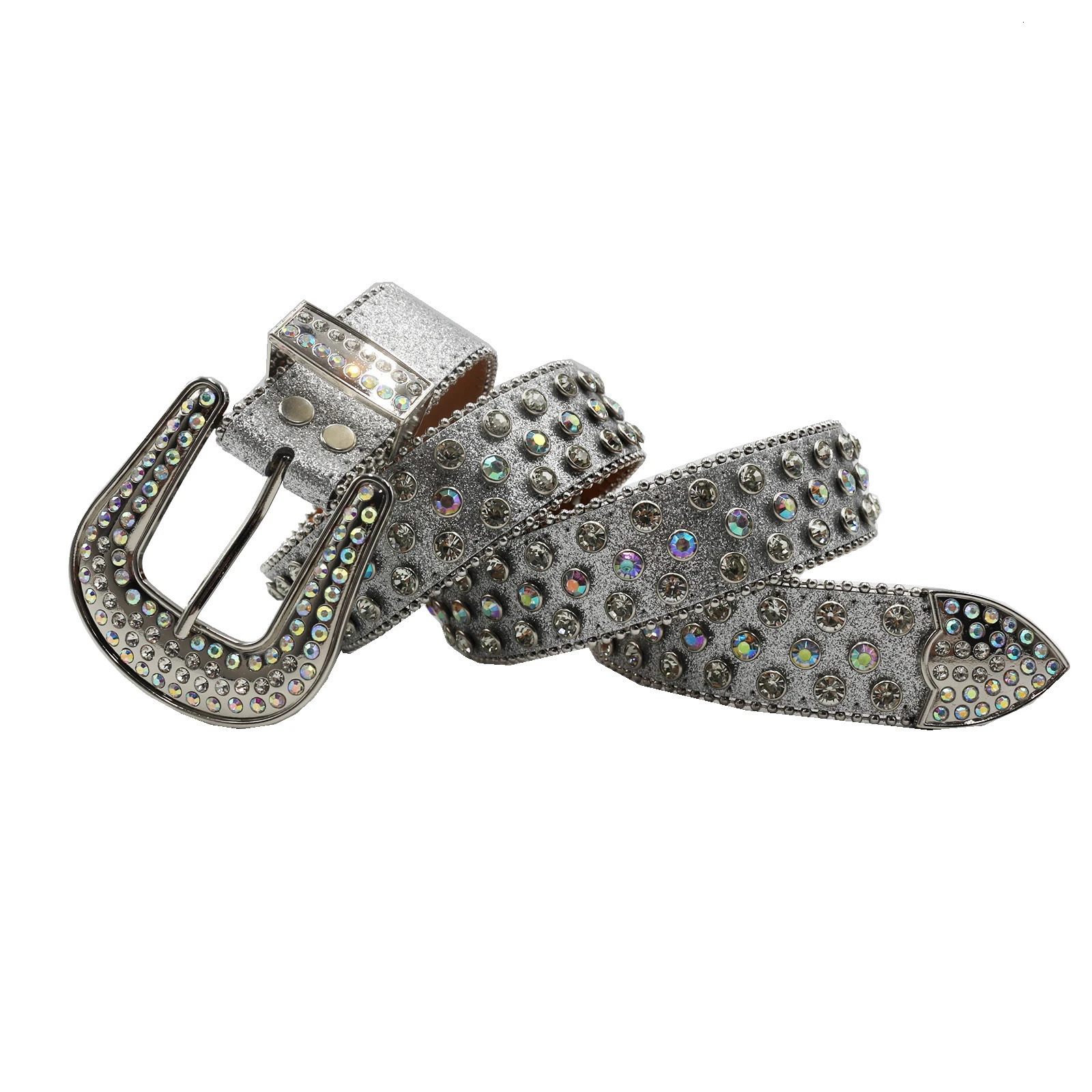 BB belt Diamond Rhinestone Belts Fashion Crystal Studded Pin Buckle Belt Cinto De Strass Belts for Women Jeans Decoration 250210bj