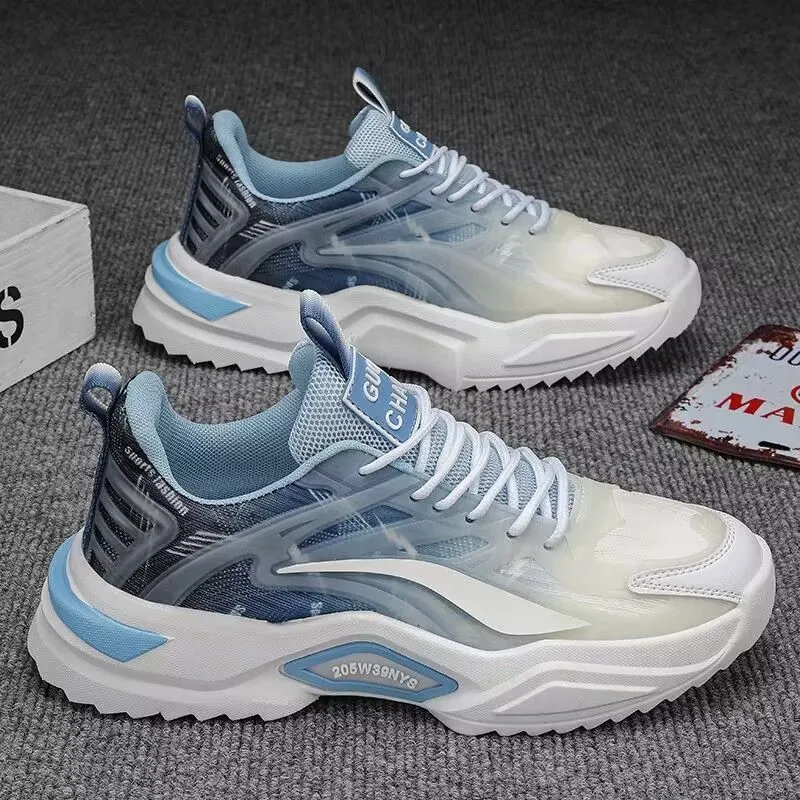 Autumn/Winter Mesh Versatile New Trend Casual Men Sports Running Breathable Fashion Shoes zhanyishengli