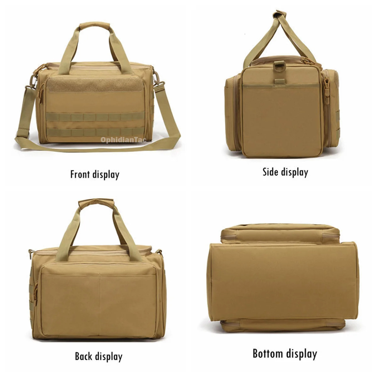 Range Bag Outdoor Hunting Training Shooting Molle Gun Bags Climbing Hiking Camping Large Capacity Handbag 250118