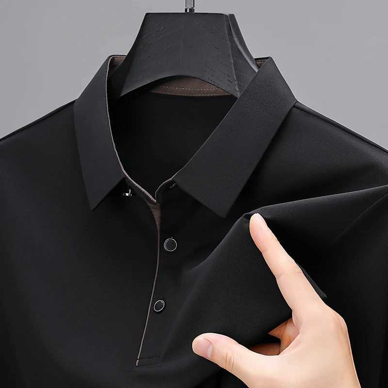 BROWON New Collection 2024 Shirts Mens Short Sleeve Solid Color Turn Down Collar Business Plain Shirt for Man X250213