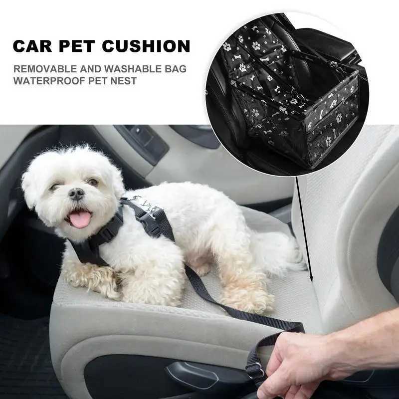 Dog Car Seat Covers Pet car cushion puppy carrier breathable dog carrier car seat travel carrier dog booster cage Oxford breathable folding soft washa