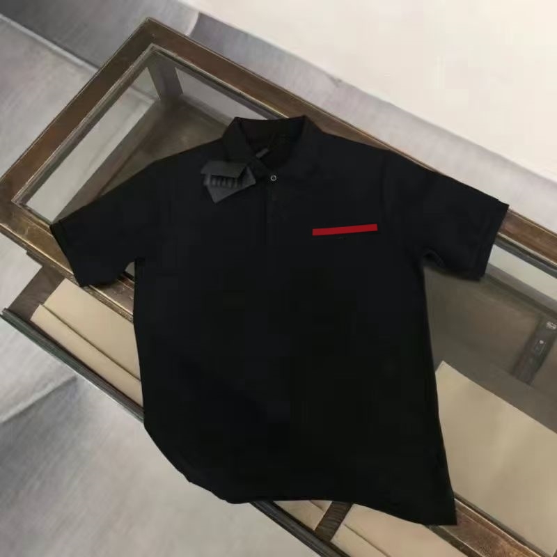 Designer Mens Polos Shirt Mens T-Shirt sew Leatherwear Short Sleeve Fashion classic Men's Summer T-shirt casual t-shirt tee shirt tops M-4XL
