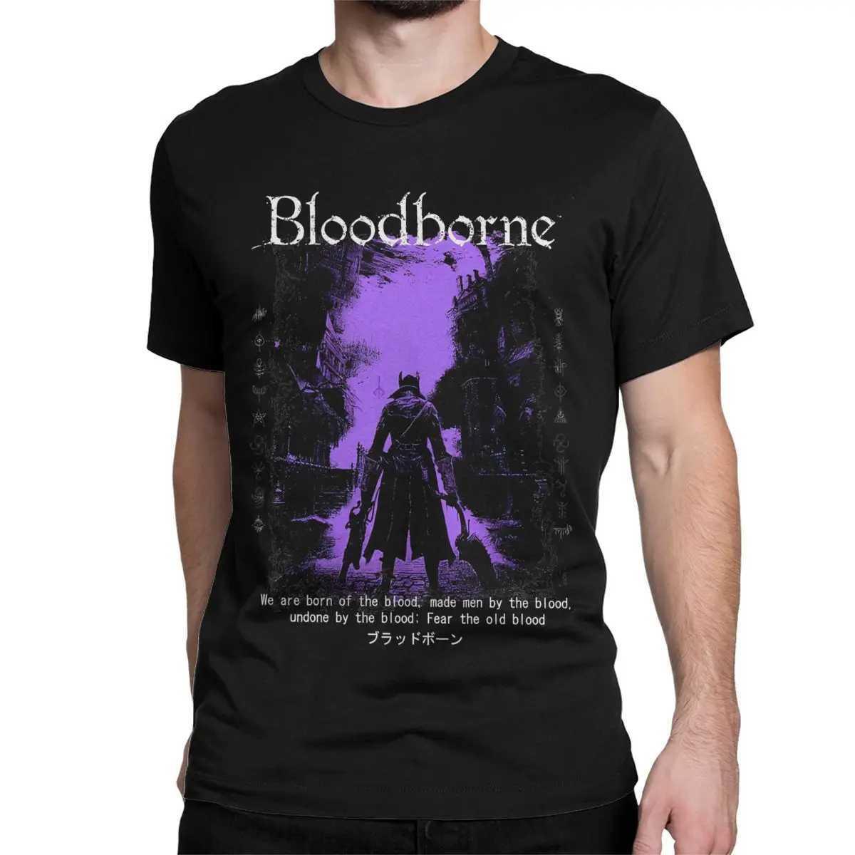 Men Womens Bloodborne Dark Souls T Shirt Game 100% Cotton Clothing Hipster Short Slve O Neck Ts Gift T-Shirts X250313